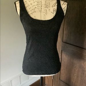 Lace lined ladies tank top